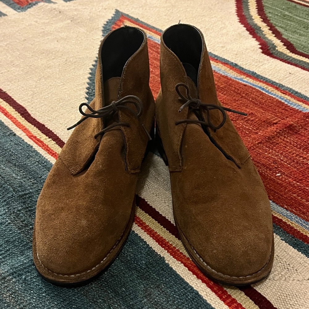 Thursday Chocolate Brown Suede Chukka Boots - Picture 2 of 8